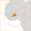 mappa Burkina Faso | ACRA