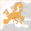 mappa Italia Europa | ACRA